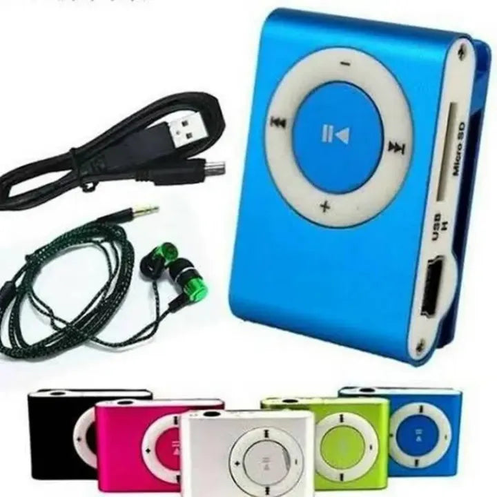Mini MP3 With Support Memory Card, Handfree with Charging Cable Free